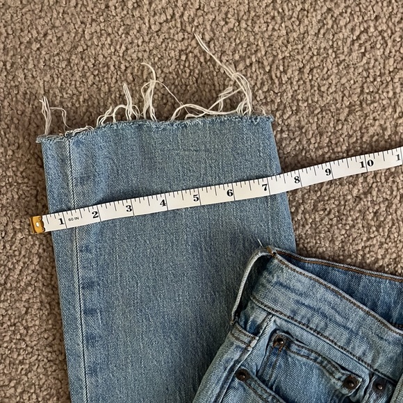 “J.Crew: Mid-rise flare crop” Great condition, lighter wash - Picture 4 of 10